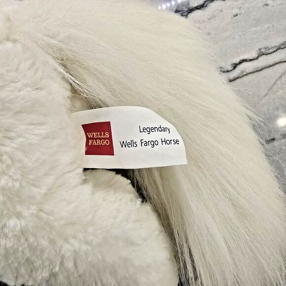 Wells Fargo Legendary Plush Horse Stuffed Animal 17" Promo Mascot Toy Collectibl - Picture 6 of 10